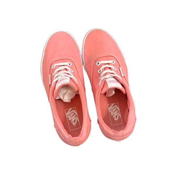 Vans Authentic Womens Pink Canvas Lace Up Sneakers Size W7.5 - Picture 8 of 11